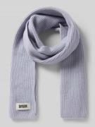 Sjaal van scheerwol met labeldetail, model 'CRONICA'