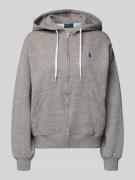 Sweatjack met labelstitching