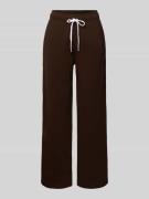 Joggingbroek met elastische band en tunnelkoord