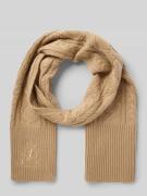 Sjaal met labeldetail