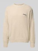 Gebreide pullover met ronde hals, model 'Vernen'