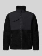 Sweatjack met opstaande kraag