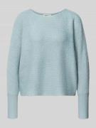 Regular fit gebreide pullover met vleermuismouwen, model 'DANIELLA'