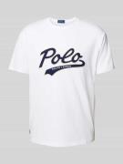 T-shirt met labelmotief