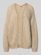 Loose fit cardigan met wol