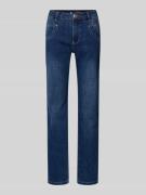 Korte straight fit jeans, model 'ANNA'