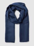 Sjaal met gerafelde boorden