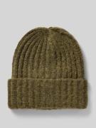 Ribgebreide beanie, model 'PYRON'