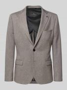 Slim fit 2-knoops colbert met klepzakken, model 'DiNick'
