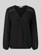 Blouseshirt met V-hals