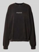 Oversized sweatshirt met ronde hals, model 'Legacy'