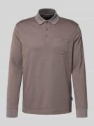 Poloshirt met labelstitching