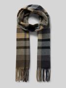 Sjaal met tunnelkoord als sluitingen