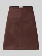 Minirok in leerlook, model 'Lexi'