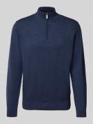 Gebreide pullover met opstaande kraag