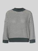 Gebreide pullover met ribboorden, model 'Peipina'