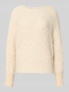 Gebreide pullover met ronde hals