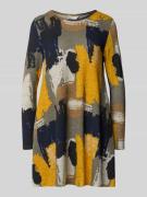 Mini-jurk met ronde hals