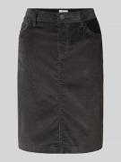 Uitlopende minirok met katoen