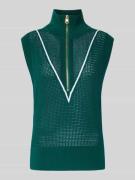 Regular fit spencer in gebreide look, model 'ALLENA'