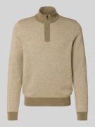 Regular fit schipperstrui van een mix van scheerwol en katoen, model '...