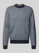 Regular fit gebreide pullover van een mix van katoen en scheerwol, mod...