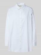 Relaxed fit overhemdblouse met manchetten