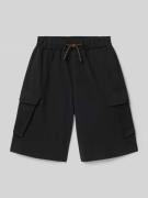 Loose fit bermuda met cargozakken