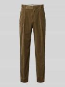 Tapered corduroy broek van katoenmix, model 'PERIN'