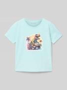 Regular fit T-shirt van puur katoen