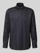 Modern fit zakelijk overhemd met knoopsluiting