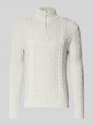 Regular fit gebreide pullover van zuiver katoen