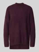 Oversized gebreide pullover met ronde hals, model 'LEFILE'