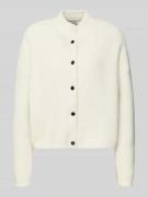 Gebreid jack met opstaande kraag, model 'manzi'