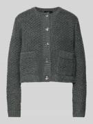 Gebreid jack met knoopsluiting, model 'COLETTE'