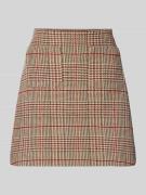 Licht uitlopende minirok van katoenmix