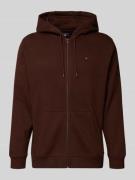 Regular fit sweatjack van katoenmix