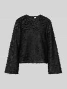 Blouses met lange mouwen en ronde hals, model 'PARIA'