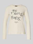 Regular fit shirt met lange mouwen van katoenmix, model 'RENOIR'