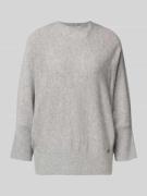 Loose fit pullover van een mix van wol en kasjmier