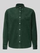 Regular fit vrijetijdsoverhemd in ribcordlook, model 'Madison'