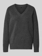 Regular fit gebreide pullover met wol, model 'MARI'