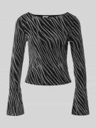 Shirt met lange mouwen en ronde hals, model 'GILLY'