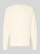 Shirt met lange mouwen en labeldetail