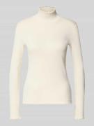 Shirt met lange mouwen en opstaande kraag