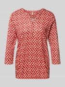 Lang shirt met 3/4-mouwen, model 'FELICITY'