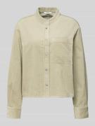 Relaxed fit overhemdblouse met borstzak, model 'Falve'