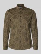 Regular fit vrijetijdsoverhemd van fijn corduroy met button-downkraag