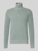 Regular fit schipperstrui van een mix van katoen en scheerwol