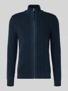 Gebreid jack met ritssluiting